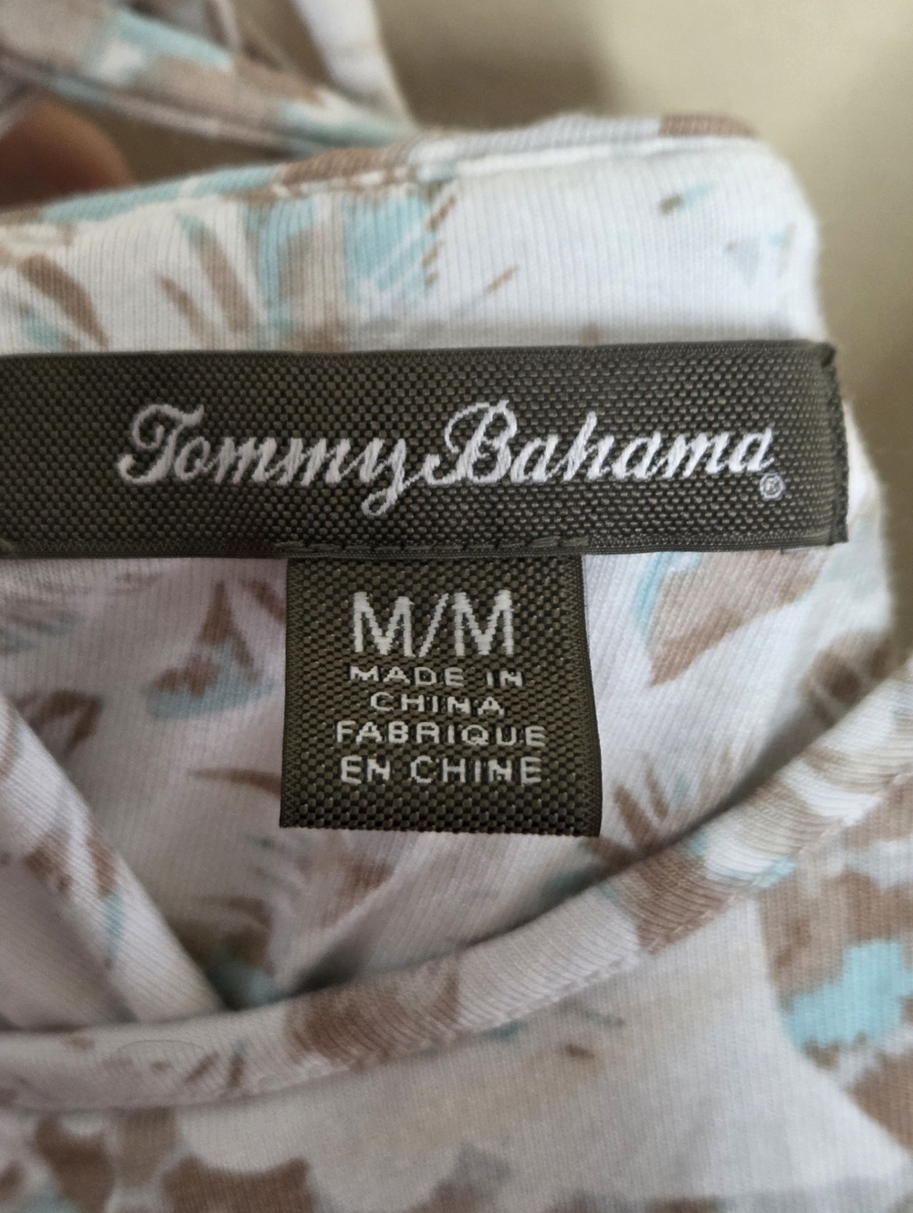 Tommy Bahama Brown Tan Ivory Floral Criss Cross Back Maxi Dress Size Medium - Picture 4 of 6
